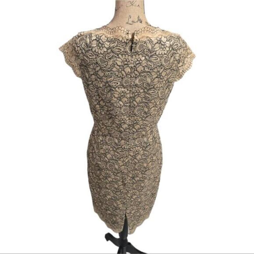 Calvin Klein Lace Dress Sleeveless Sheath Cocktail Party Evening Career‎ Size 8 - Picture 3 of 9